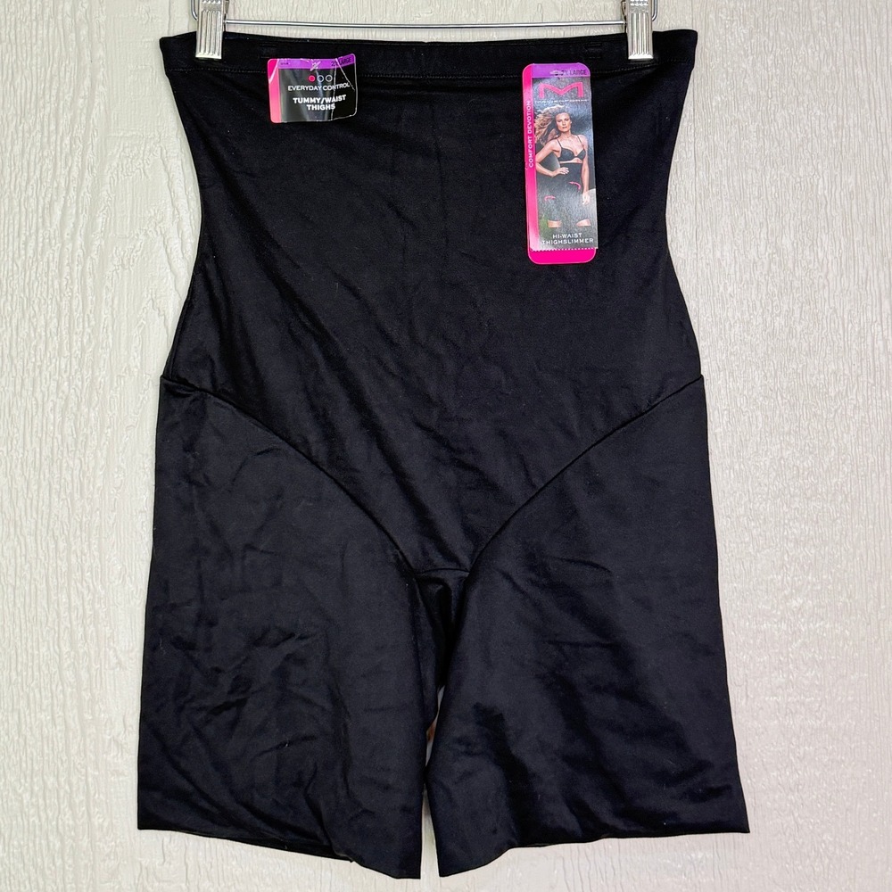 Maidenform Women's Black Comfort Devotion Hi-Waist Thigh Slimmer Size 2XL NWT - Picture 2 of 9